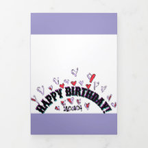 JOYEUX ANNIVERSAIRE CARTE DE SOUHAIT PIXEL ART