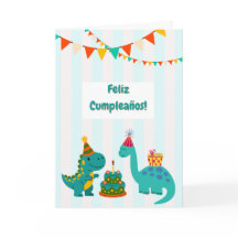 Joyeux Anniversaire Carte Dinosaure