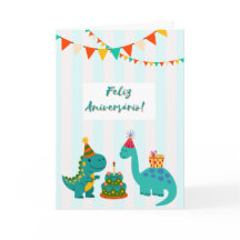 Joyeux Anniversaire Carte Dinosaure