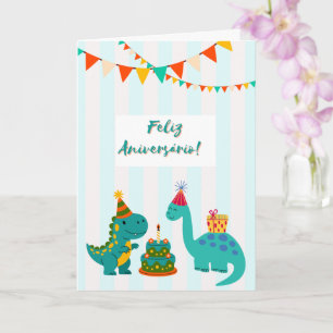 Joyeux Anniversaire Carte Dinosaure