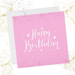 Joyeux Anniversaire Carte Pailletée