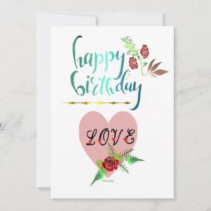 Joyeux Anniversaire Carte Plate