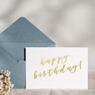 Joyeux Anniversaire   Carte postale avec écriture 