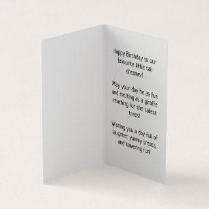 Joyeux anniversaire - Carte pour enfants