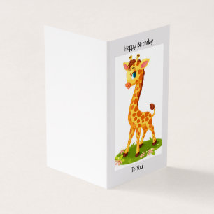 Joyeux anniversaire - Carte pour enfants