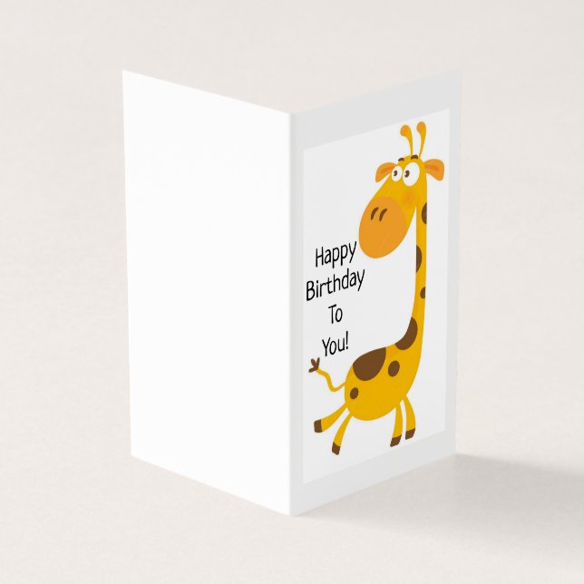 Joyeux anniversaire - Carte pour enfants (Outside)