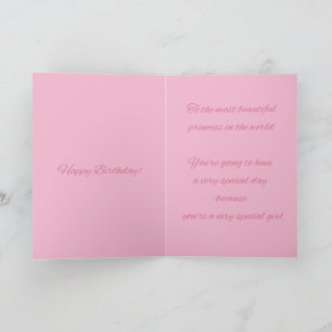 Joyeux Anniversaire Carte Princesse
