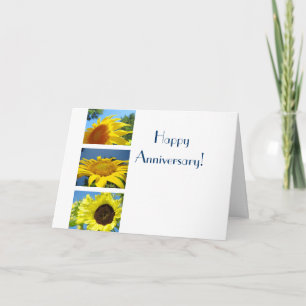 Joyeux Anniversaire ! cartes de vœux Tournesol Jau