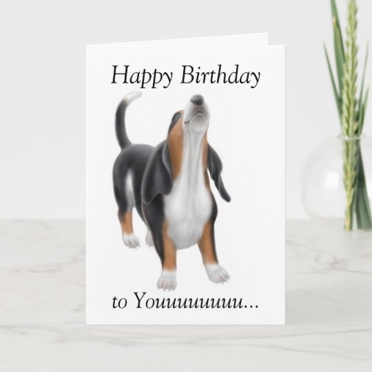 Joyeux Anniversaire Chantant La Carte De Chien De Zazzle Fr