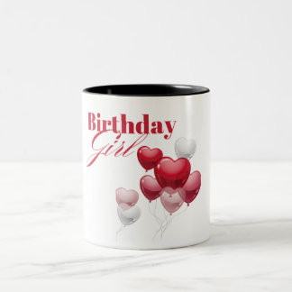 Joyeux anniversaire conception de la Mug fille