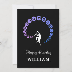 Joyeux Anniversaire Cool Jazz Musicien Blue Lilac 