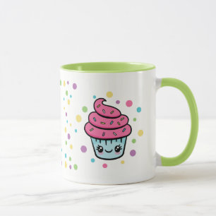 Joyeux Anniversaire Cupcake mug