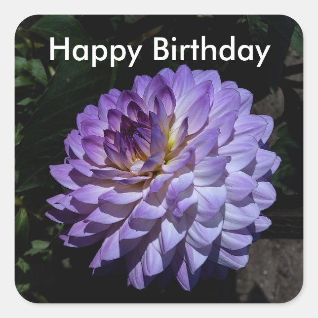 Joyeux Anniversaire Dahlia Bea Paradise #1 Sticker (Devant)