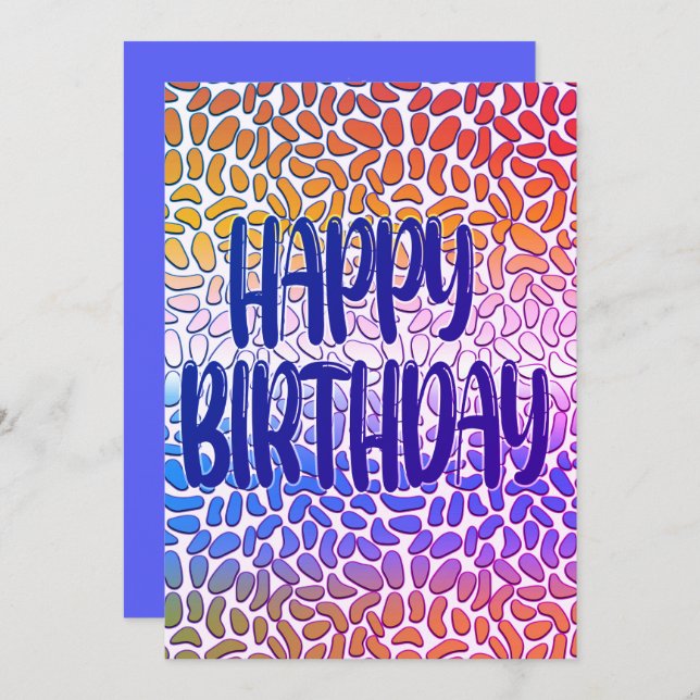 Joyeux anniversaire d'amour ! (Devant / Derrière)