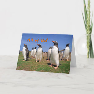 Joyeux anniversaire de carte de groupe