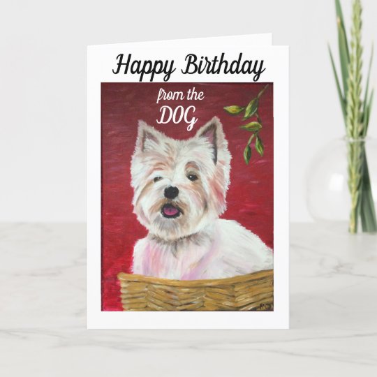 Joyeux Anniversaire De La Carte De Chien Zazzle Fr