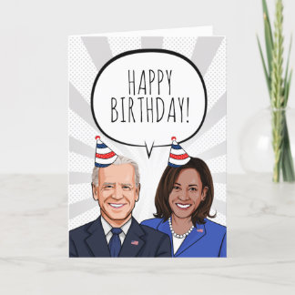 Joyeux anniversaire de la carte Joe & Kamala