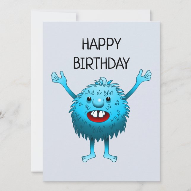 Joyeux anniversaire de la part de la petite créatu (Devant)