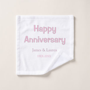 Joyeux anniversaire de mariage nom date année rose