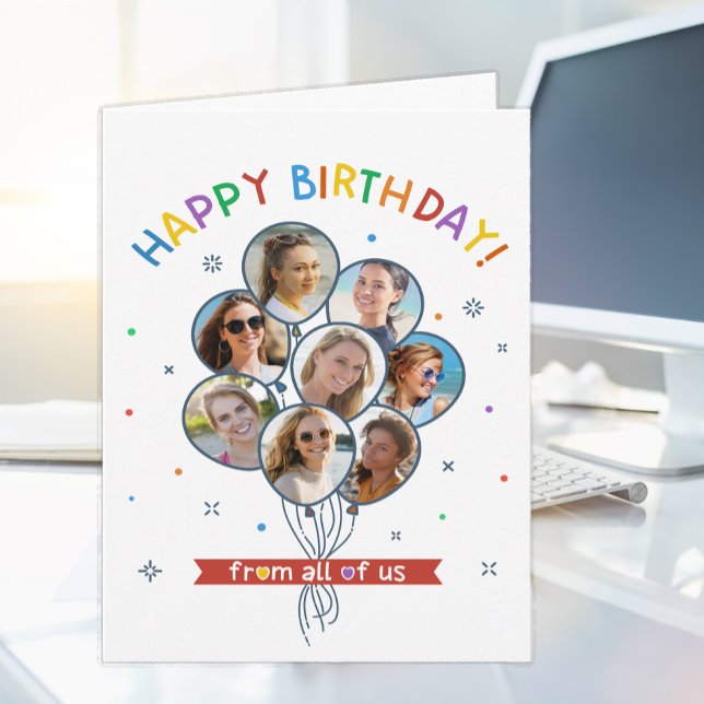Joyeux Anniversaire de tous les nous Carte - Bal c (HAPPY BIRTHDAY CARD)