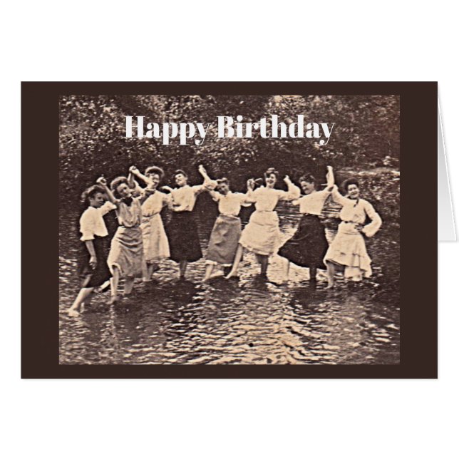 Joyeux anniversaire de toute la bande noire (Devant horizontal)