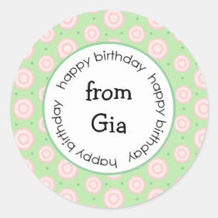 Joyeux anniversaire de/vers des autocollants (#LAB