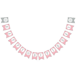 Joyeux Anniversaire Drapeaux - Fille Anniversaire