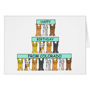 Joyeux anniversaire du Colorado Cartoon Cats