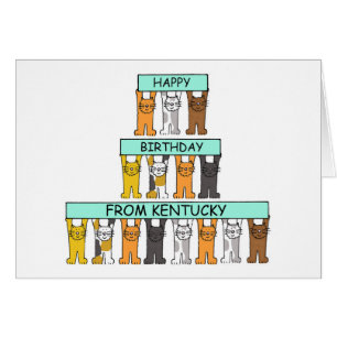 Joyeux anniversaire du Kentucky Cartoon Cats