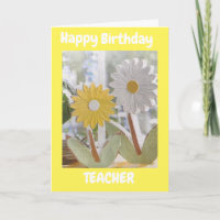 JOYEUX ANNIVERSAIRE *ENSEIGNANT* AVEC CARTE D'ANNI