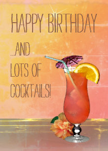 Cartes Cocktail D Anniversaire Zazzle Fr