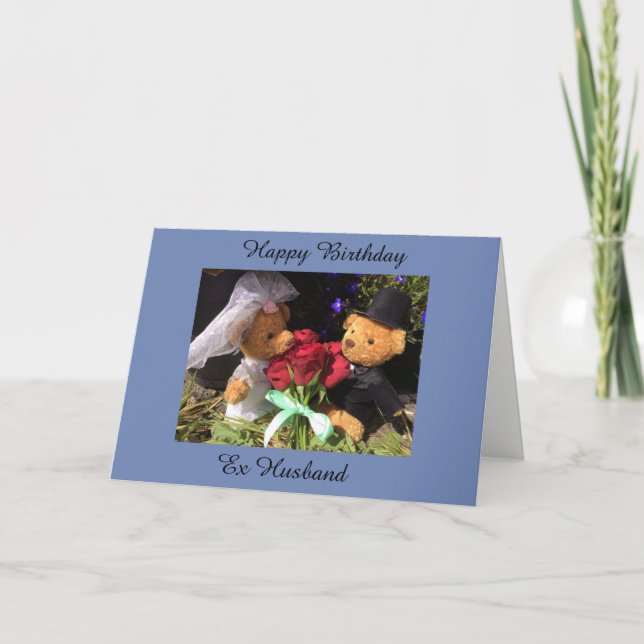 Joyeux anniversaire ex mari carte (Devant)