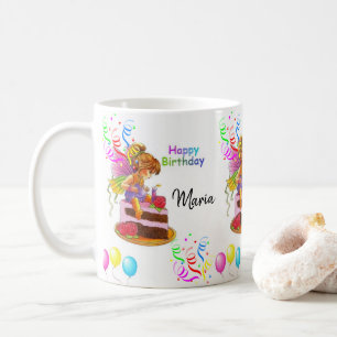 Joyeux Anniversaire Fairy Mug