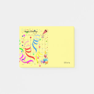 Joyeux anniversaire Février 2022 Post-it Notes