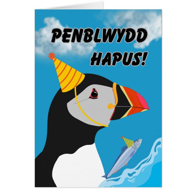 Joyeux Anniversaire Gallois Penblwydd Hapus Macare (Devant)