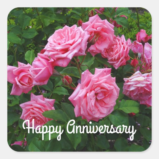 Joyeux anniversaire Gene Boerner Rose #2 Stickers (Devant)