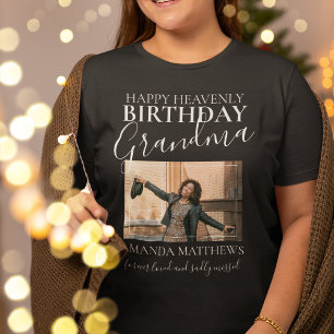 Joyeux Anniversaire Grand-Mère T-Shirt Mémorial
