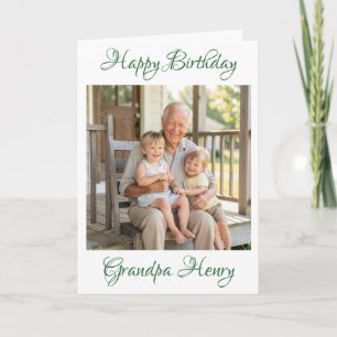 Joyeux Anniversaire Grand-Père Modèle de Photo Per