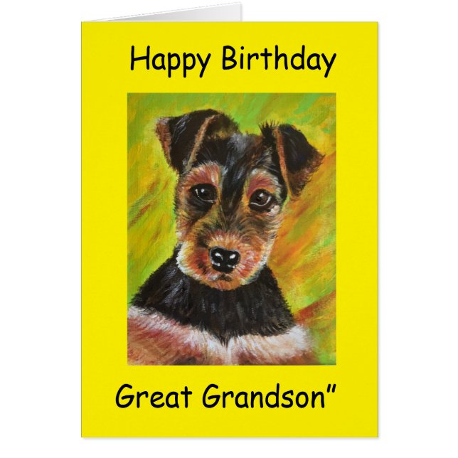 Joyeux anniversaire Grand-petit-fils (Devant)