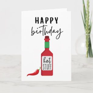 Joyeux Anniversaire Hot Stuff Carte d'anniversai