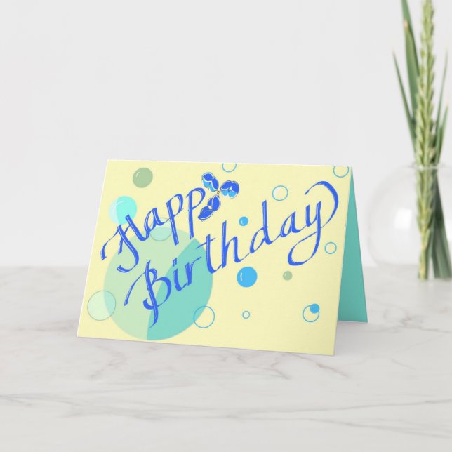 Joyeux anniversaire - IgG - carte de message perso (Devant)