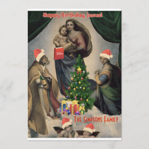 Joyeux anniversaire, Jésus ! Amusante invitation à