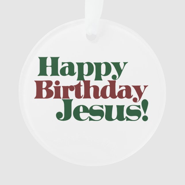 Joyeux anniversaire Jésus c'est Noël (devant)