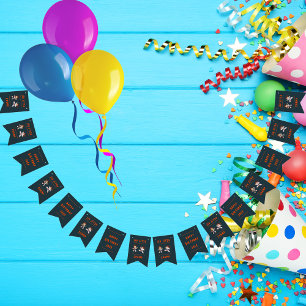 Joyeux Anniversaire Jiu Jitsu Champ banderole