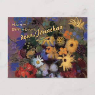 Cartes Jonathan D Anniversaire Zazzle Fr