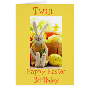 ***JOYEUX ANNIVERSAIRE JUMEAU** À PÂQUES À VOUS!!!