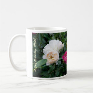 Joyeux anniversaire, maman Mug avec des Roses colo