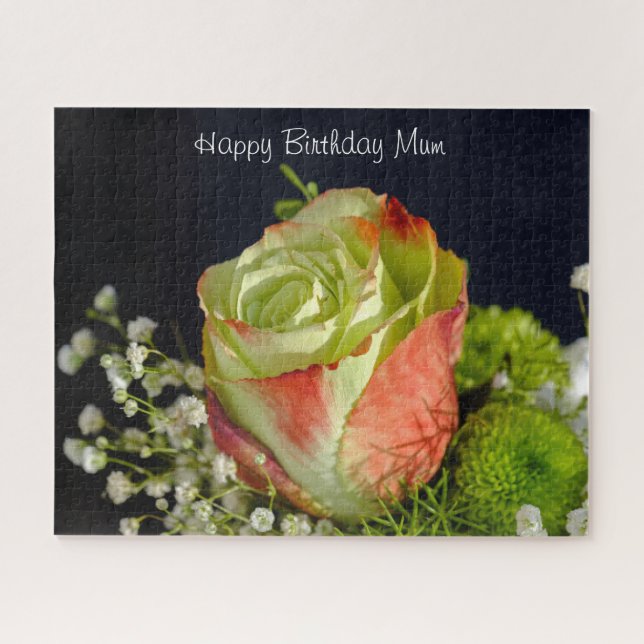 Joyeux Anniversaire Maman. Puzzle (Horizontal)