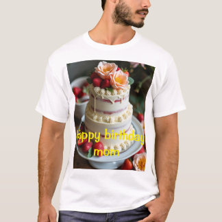 Joyeux anniversaire maman T-Shirt design