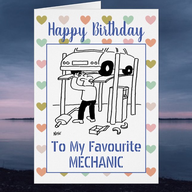 Joyeux Anniversaire Mécanicien (Créateur téléchargé)